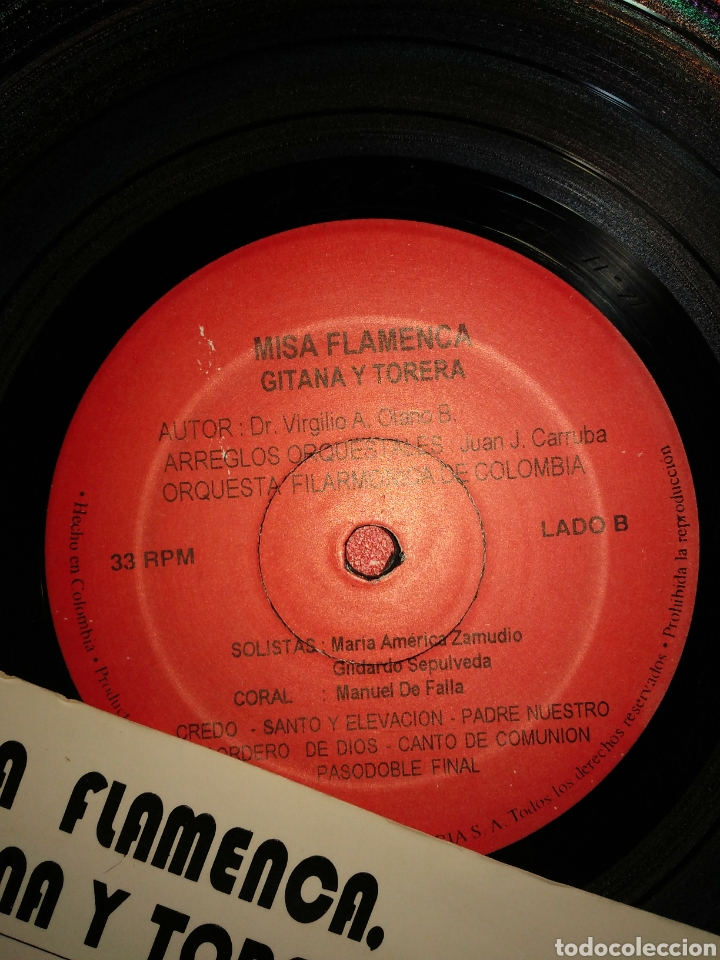 Discos de vinilo: Misa flamenca gitana y torera - Foto 7
