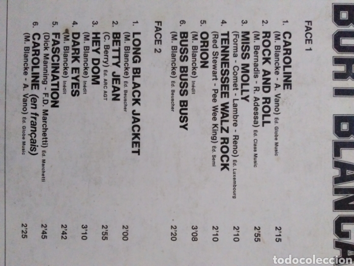 Discos de vinilo: Burt blanca - rock & roll - Foto 5