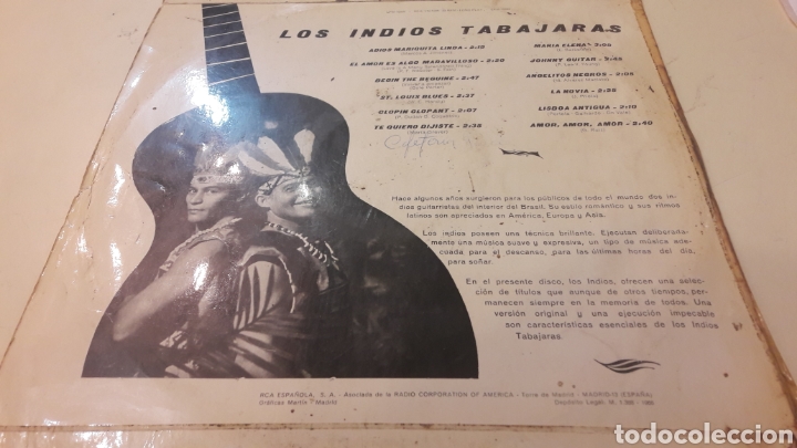 Discos de vinilo: 1966 Los indios Tabajaras - Foto 2
