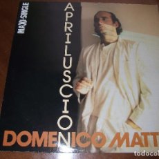 Discos de vinilo: 12'-MAXI--DOMENICO MATTIA-APRILUSCION--. Lote 152664826