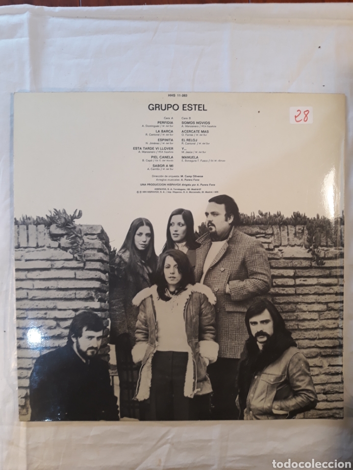 Discos de vinilo: Grupo estel.Boleros.1975 - Foto 2