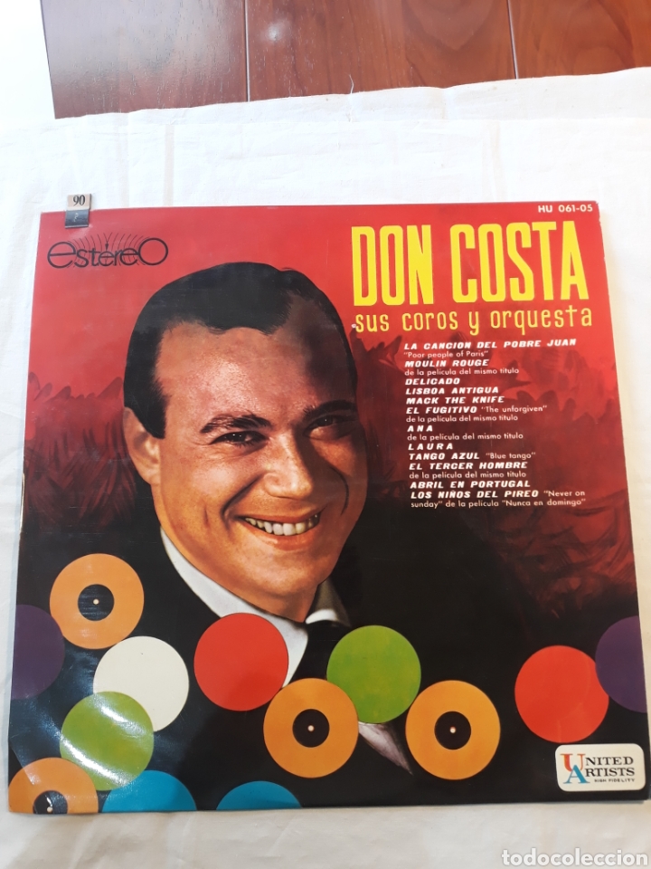 Discos de vinilo: Don costa sus coros y orquesta.Hispavox. - Foto 1