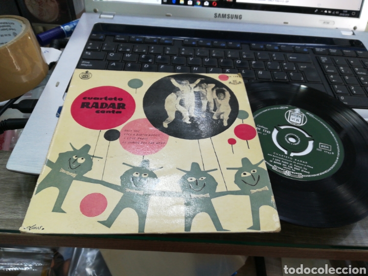 Discos de vinilo: Cuarteto radar ep only you + 3 espa&ntilde;a - Foto 1
