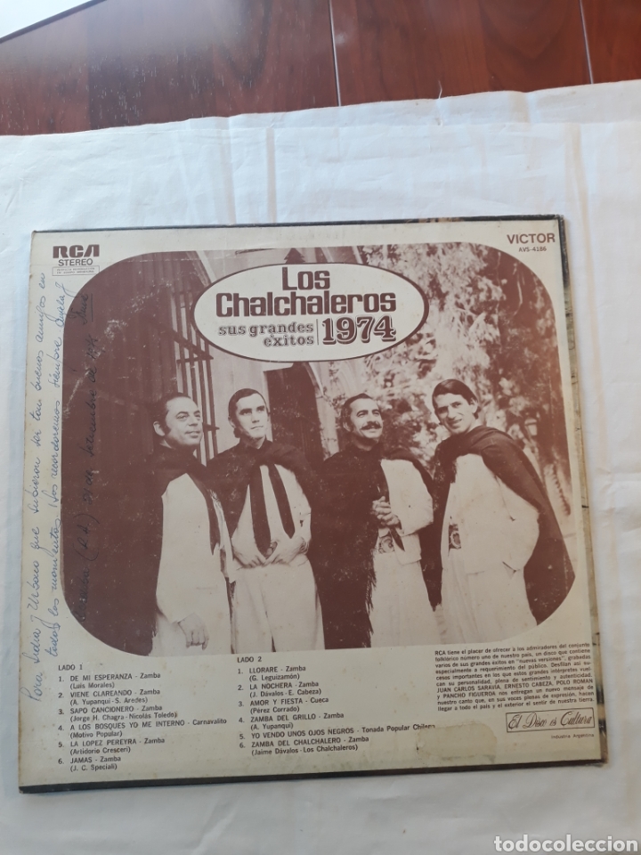 Discos de vinilo: Los chalchaleros.Grandes exitos.1974. - Foto 2