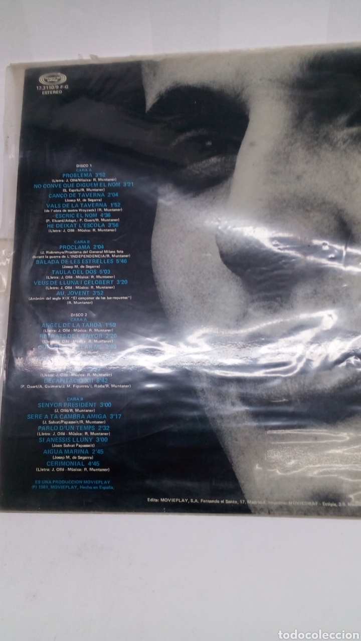 Discos de vinilo: Disco vinilo Ramon Muntaner - Foto 1