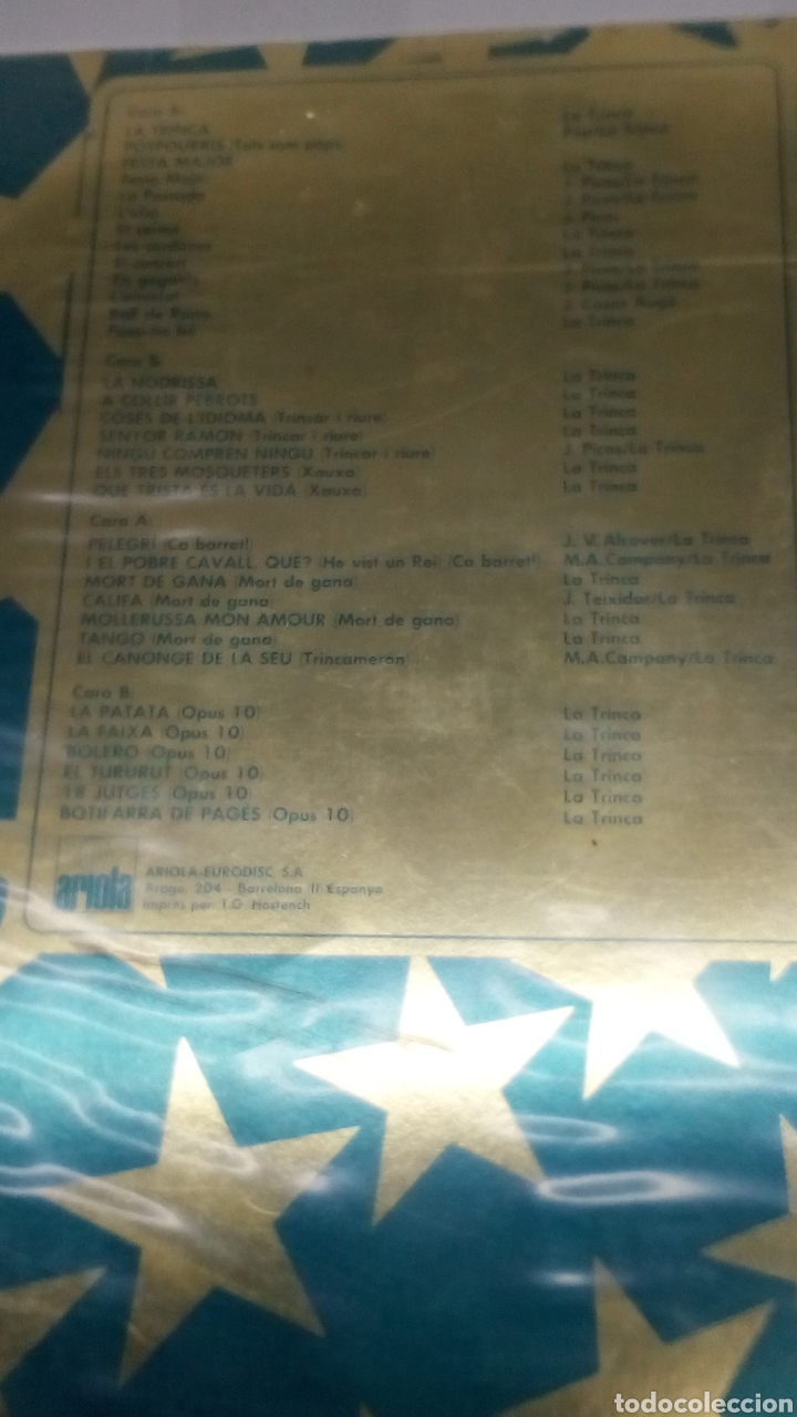Discos de vinilo: Disco de vinilo La Trinca 1969 1976 - Foto 2