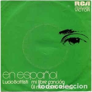 Discos de vinilo: Luccio Battisti - Mi Libre Canci&oacute;n - Foto 1