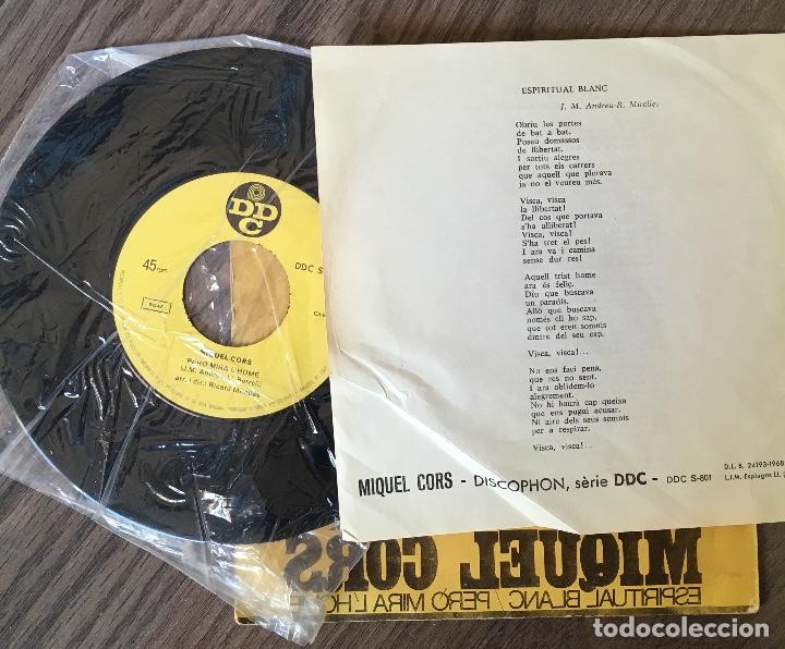 Discos de vinilo: Nova can&ccedil;&oacute;. MIQUEL CORS SINGLE - Foto 3