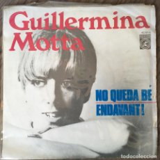 Discos de vinilo: GUILLERMINA MOTTA SINGLE NOVA CANÇÓ.. Lote 152926474