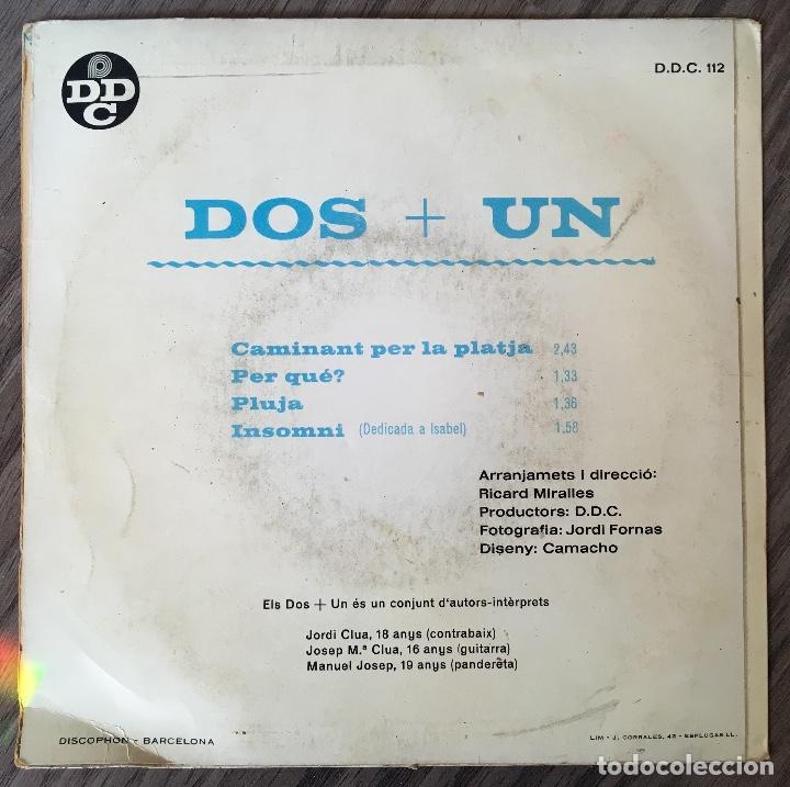 Discos de vinilo: Nova can&ccedil;&oacute;. DOS + UN (single) - Foto 2