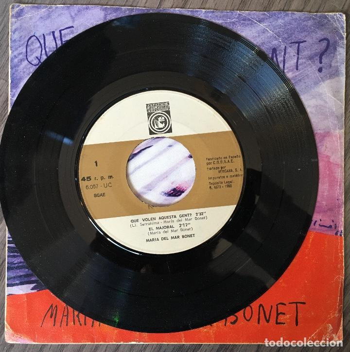 Discos de vinilo: MARIA DEL MAR BONET. SINGLE - Foto 3