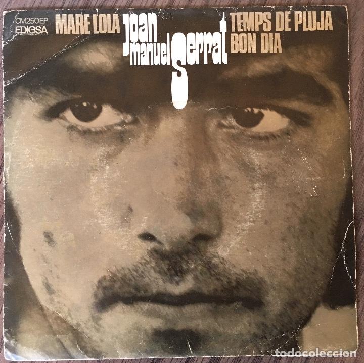 Discos de vinilo: JOAN MANUEL SERRAT. SINGLE. - Foto 1