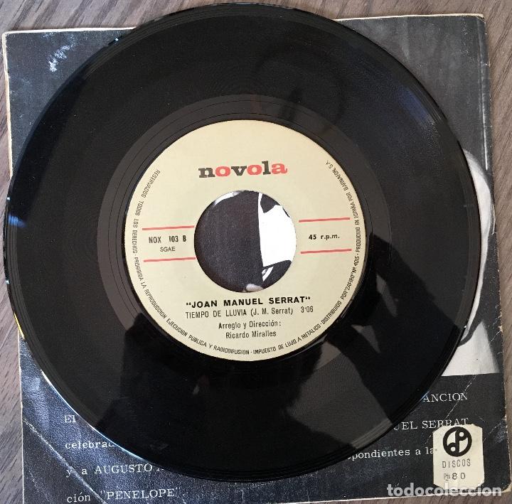 Discos de vinilo: JOAN MANUEL SERRAT. SINGLE. - Foto 3