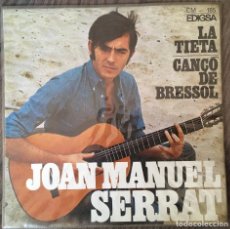 Discos de vinilo: JOAN MANUEL SERRAT. SINGLE.. Lote 152928586