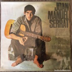 Discos de vinilo: JOAN MANUEL SERRAT. SINGLE.. Lote 152928694