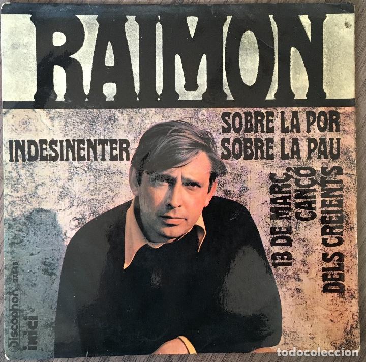 Discos de vinilo: RAIMON. SINGLE . Sobre la por. Edigsa - Foto 1