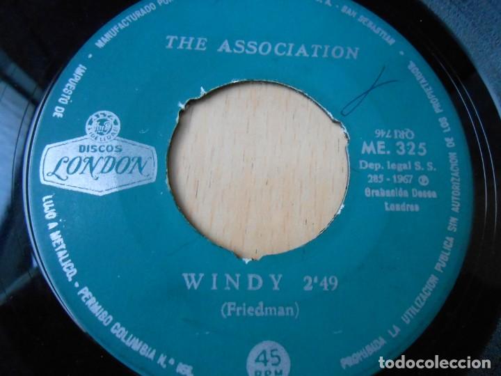 Discos de vinilo: ASSOCIATION, THE, SG, WINDY + 1, A&Ntilde;O 1967 - Foto 3