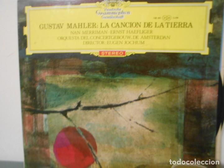 Discos de vinilo: MAHLER - LA CANCION DE LA TIERRA - Foto 1