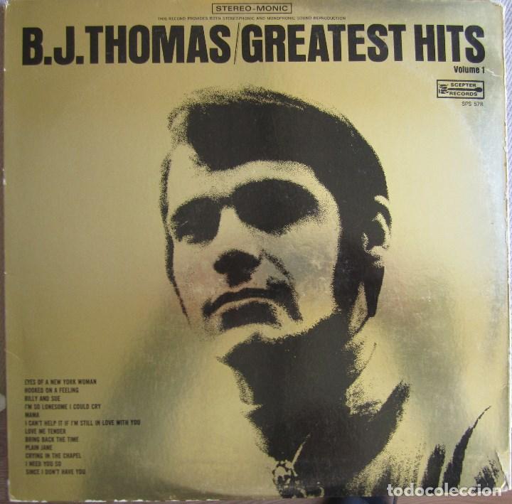 Discos de vinilo: B.J. THOMAS: GREATEST HITS, VOLUME 1. - Foto 2
