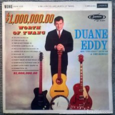 Discos de vinilo: EDDY, DUANE. A MILLION DOLLARS WORTH OF TWANG. LONDON-JAMIE, UK 1959 (LP MONO) HAW.2325, JLP 70-3014