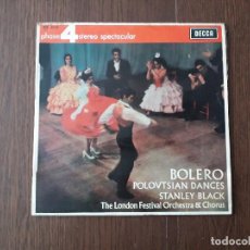Discos de vinilo: DISCO VINILO LP BOLERO, LA ORQUESTA Y EL CORO FESTIVAL LONDRES. DECCA PFS 4048 AÑO 1966. Lote 153237410