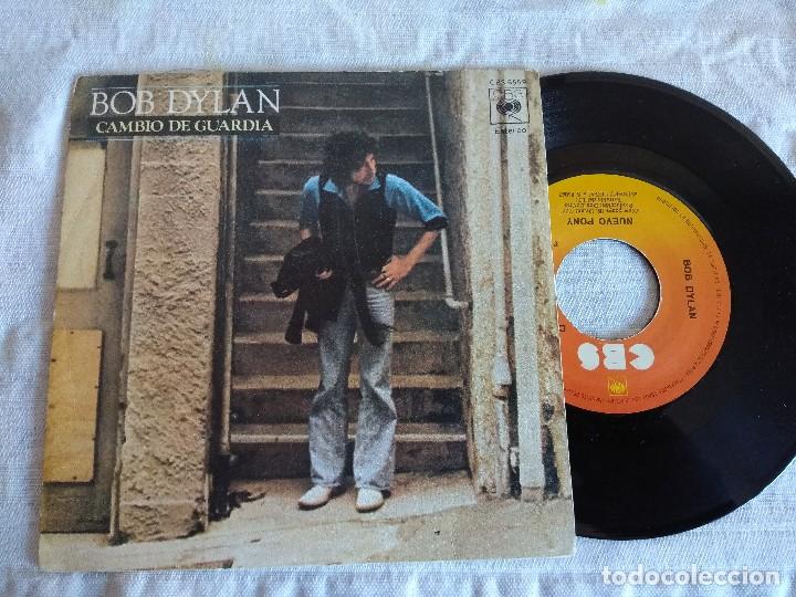 Discos de vinilo: SINGLE/BOB DYLAN/CAMBIO DE GUARDIA. - Foto 2