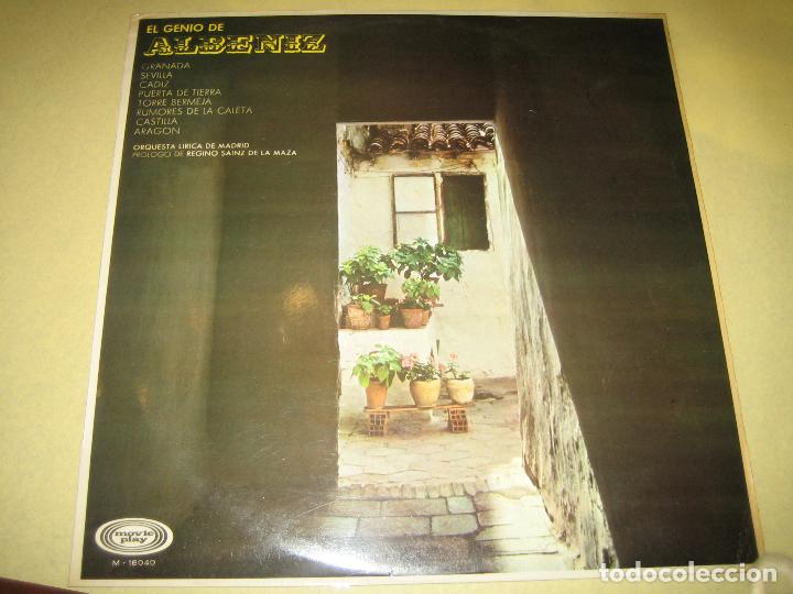 Discos de vinilo: ALBENIZ - ED- ESPA&Ntilde;A 1968 - Foto 1