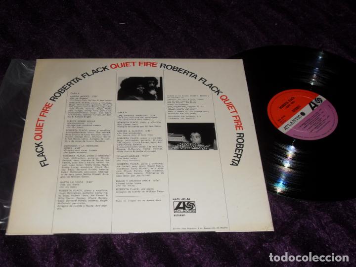 Discos de vinilo: ROBERTA FLACK LP. QUIET FIRE MADE IN SPAIN 1972 - Foto 2