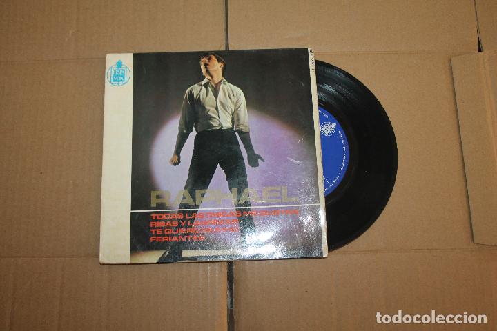 Discos de vinilo: RAPHAEL, TODAS LAS CHICAS ME GUSTAN, SINGLE - Foto 1