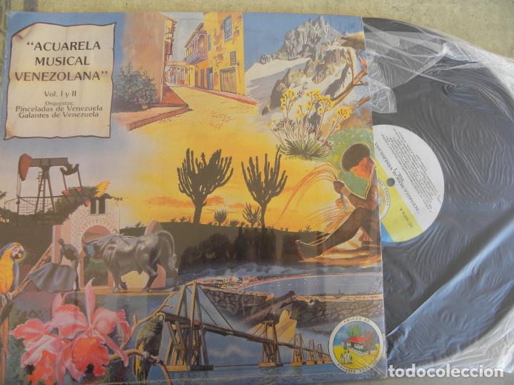 Discos de vinilo: Orquesta Galantes De Venezuela &lrm;&ndash; Acuarela Musical Venezolana Vol. I Y II -Doble LP -BUEN ESTADO