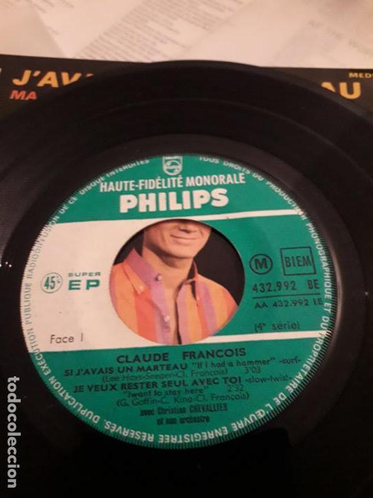 Discos de vinilo: claude fran&ccedil;ois  - si j&acute;avais un marteau  +3 - Foto 2