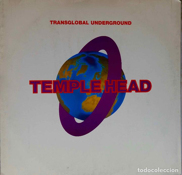 Discos de vinilo: TRANSGLOBAL UNDERGROUND. TEMPLE HEAD. MAXI SINGLE UK 3 TEMAS - Foto 1