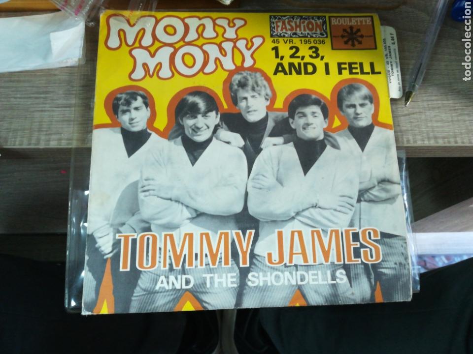 Discos de vinilo: Tommy james carpeta del single mony mony Francia - Foto 1