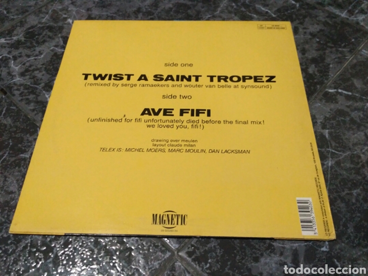Discos de vinilo: Telex - Twist A Saint Tropez (Remix) - Foto 2