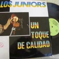 Discos de vinilo: LOS JUNIORS - UN TOQUE DE CALIDAD -LP 1990 -BUEN ESTADO. Lote 153709710