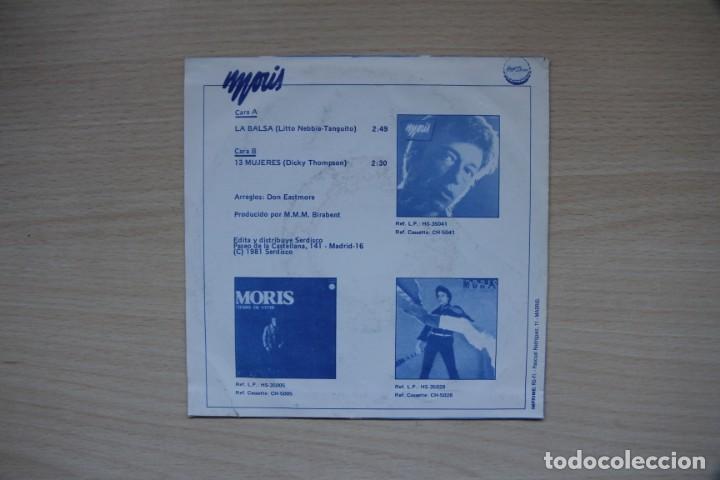 Discos de vinilo: Moris &lrm;&ndash; La Balsa - chapa discos 1981 - Foto 2