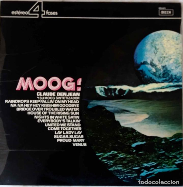 Discos de vinilo: CLAUDE DENJEAN. MOOG.  LP ESPA&Ntilde;A - Foto 1