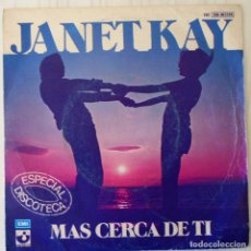Disques de vinyle: JANET KAY - MAS CERCA DE TI EMI - 1980. Lote 153801238