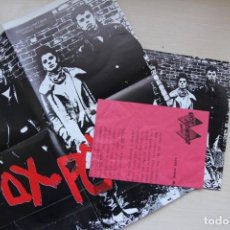 Discos de vinilo: O.X. POW ‎– ESPERANDO EN LA CALLE - SELLO DOS ROMBOS 1983 CON INSERT Y POSTER