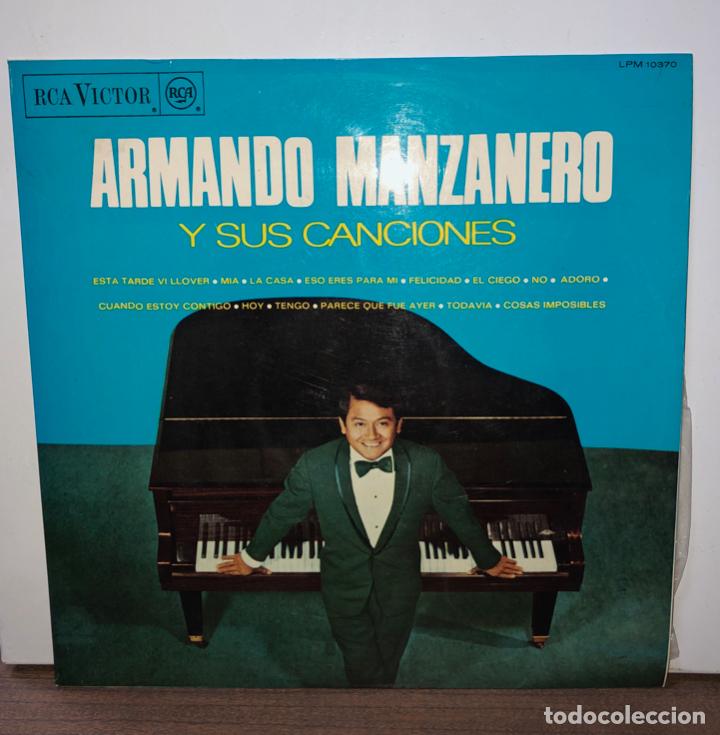 Disques de vinyle: DISCO VINO ARMANDO MANZANERO Y SUS CANCIONES. CON ORQUESTA DE MAGALLANES