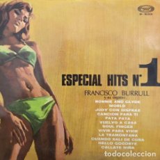 Discos de vinilo: FRANCISCO BURRULL Y SU ORGANO - ESPECIAL HITS Nº 1 - LP DE VINILO DE 1968