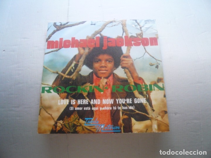 Discos de vinilo: Michael jackson-Rockin Robin - Foto 1