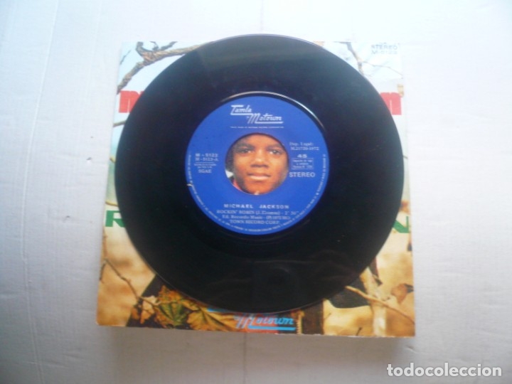 Discos de vinilo: Michael jackson-Rockin Robin - Foto 3