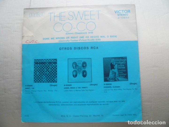 Discos de vinilo: The sweet co-co - Foto 2