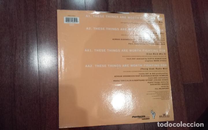 Discos de vinilo: Gary clail -these things are woth fighting for.maxi - Foto 2