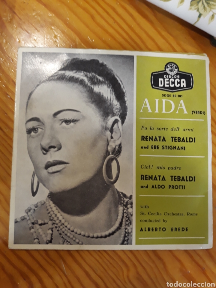 Discos de vinilo: SINGLE DE OPERA AIDA - Foto 1