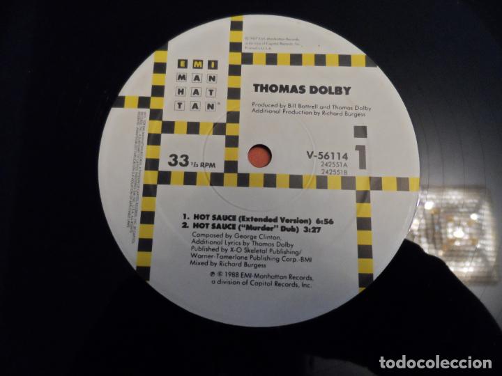Discos de vinilo: THOMAS DOLBY - HOT SAUCE / SALSA PICANTE - Foto 3