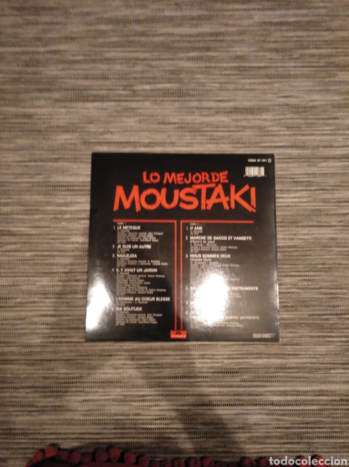 Discos de vinilo: Moustaki - Foto 2