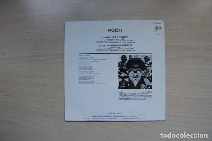 Discos de vinilo: Poch &lrm;&ndash; Como U&ntilde;a Y Carne - Epic 1985 - Foto 2