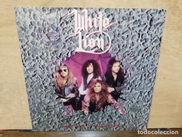 Discos de vinilo: White Lion - Lights & Thunder - Single del Sello Atlantic 1991 - Foto 1
